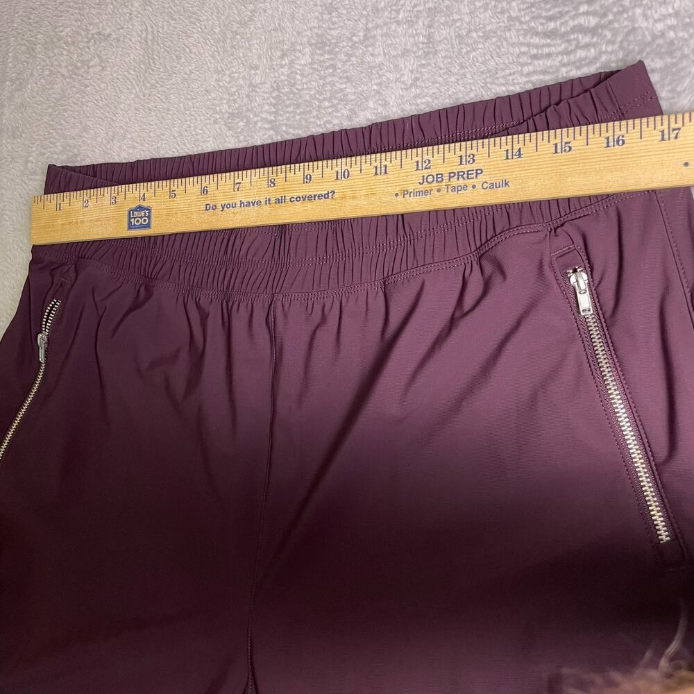 Old Navy Active SleekTech Cargo Joggers Womens Large Plum Athletic Travel Casual - Picture 4 of 8